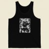 Yakuza Tattoo Samurai Graphic 80s Tank Top