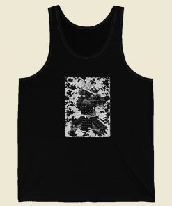 Yakuza Tattoo Samurai Graphic 80s Tank Top