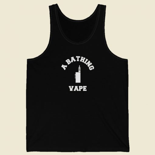 A Bathing Vape Bape Parody Tank Top