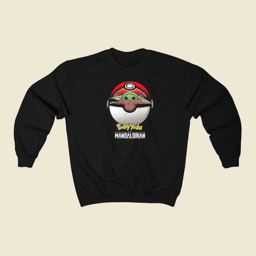 Baby Yoda Pokeball The Mandalorian Sweatshirts Style