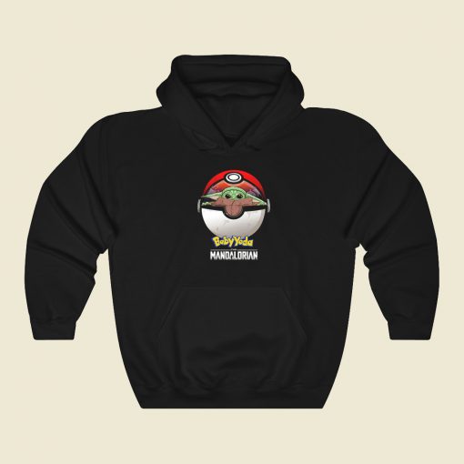 Baby Yoda Pokeball The Mandalorian Hoodie Style