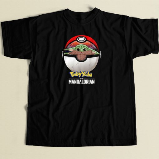 Baby Yoda Pokeball The Mandalorian T Shirt Style