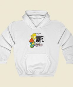 Bart Simpson Public Enemy Hoodie Style