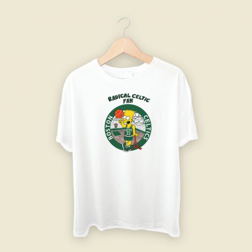 Bart Simpson Radical Boston Celtics T Shirt Style