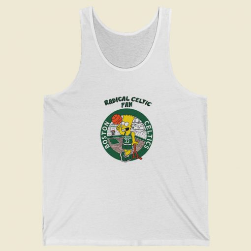 Bart Simpson Radical Boston Celtics Tank Top