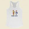 Bart Simpsons 23 Born To Fly Racerback Tank Top