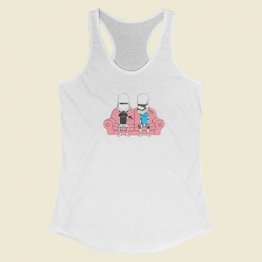 Beavis And Butthead A Starwars Racerback Tank Top