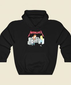 Beavis and Butthead Metallica Hoodie Style