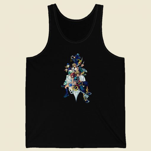 Best Kingdom Hearts Of Amine Tank Top