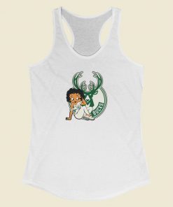 Betty Boop Milwaukee Girl Racerback Tank Top