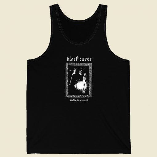 Black Curse Endless Wound Tank Top On Sale