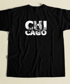 Chicago Distressed Vintage T Shirt Style