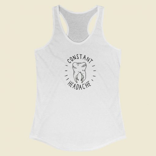 Constant Headache Parody Racerback Tank Top