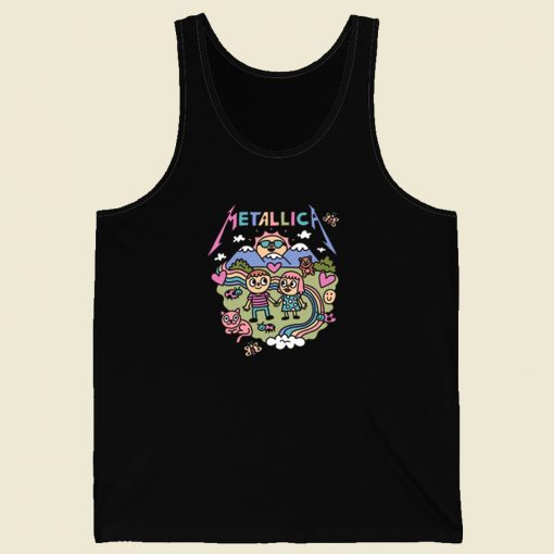 Cute Metallica Cartoon Tank Top On Sale