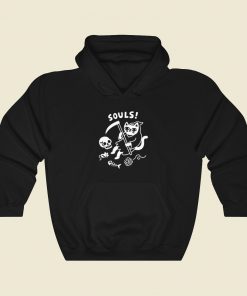 Death Cat Souls Parody Hoodie Style