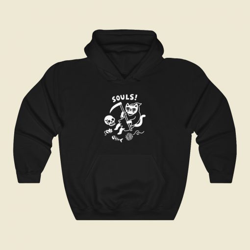 Death Cat Souls Parody Hoodie Style