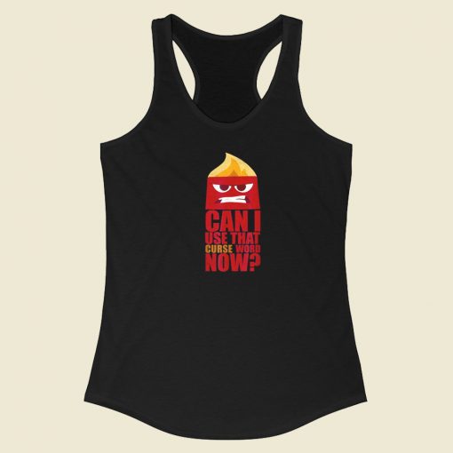 Disney Inside Out Anger Racerback Tank Top