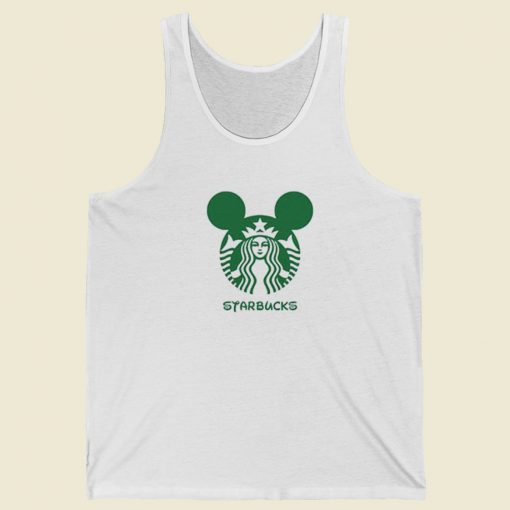 Disney Starbucks Mickey Parody Tank Top