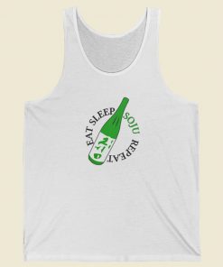 Eat Sleep Soju Repeat Tank Top On Sale