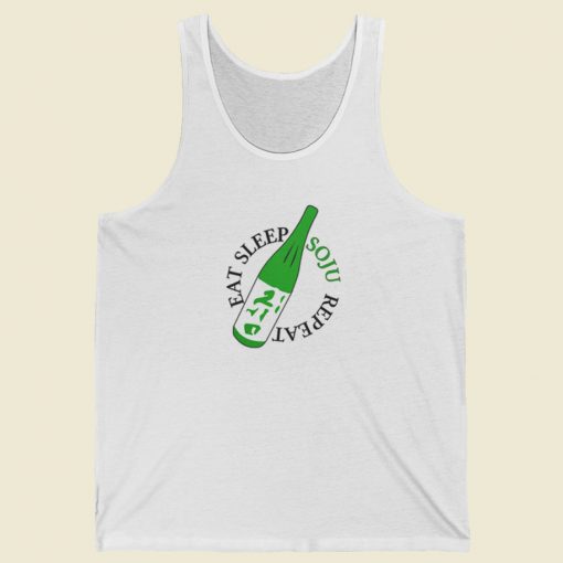 Eat Sleep Soju Repeat Tank Top On Sale