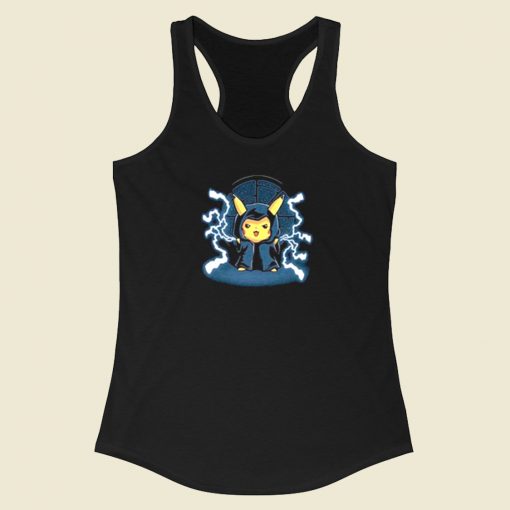 Emperor Pikachu Racerback Tank Top On Sale