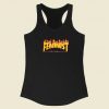 Feminis Trhasher Funny Racerback Tank Top On Sale