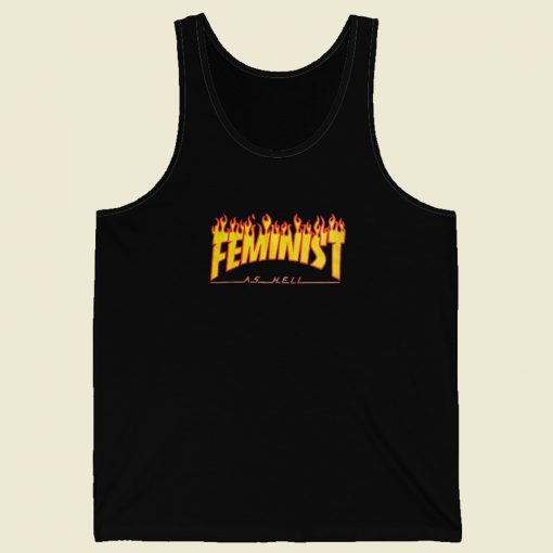 Feminis Trhasher Funny Tank Top On Sale