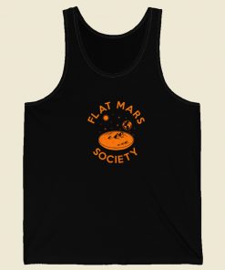 Flat Mars Society Tank Top On Sale