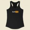 Funny Golf Club Logo Racerback Tank Top