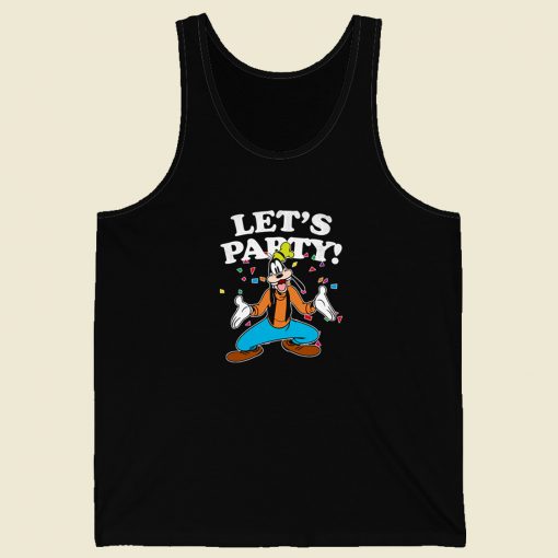 Goofy Disney Lets Party Birthday Tank Top