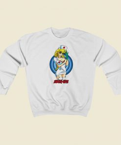 Hook Ups Skateboarding Nurse Anime Sweatshirts Style