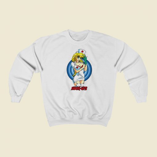 Hook Ups Skateboarding Nurse Anime Sweatshirts Style