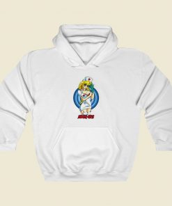 Hook Ups Skateboarding Nurse Anime Hoodie Style