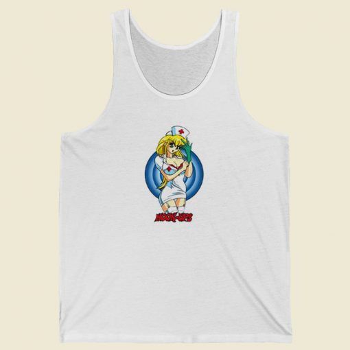 Hook Ups Skateboarding Nurse Anime Tank Top