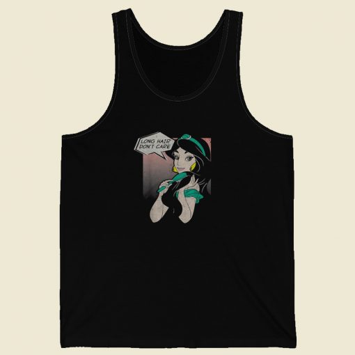 Jasmine Hair Dont Care Comic Tank Top