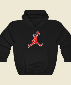 Jordan Keith Haring Parody Hoodie Style On Sale