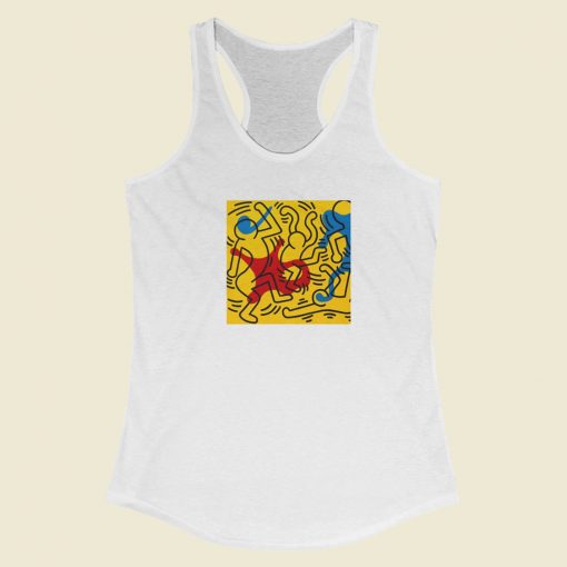 Keith Haring Cushion Classic Racerback Tank Top On Sale