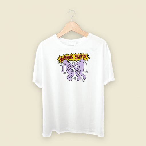 Keith Haring Safe Sex T Shirt Style On Sale