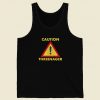 Kids Caution Threenager Tank Top