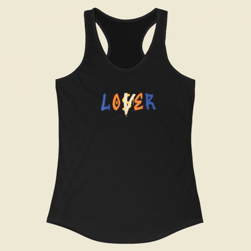 Loser Lover Dripping Sneaker Racerback Tank Top