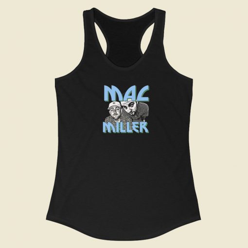 Mac Miller Rapper Homage Racerback Tank Top