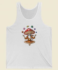 Magic Mushroom Buddha Tank Top On Sale