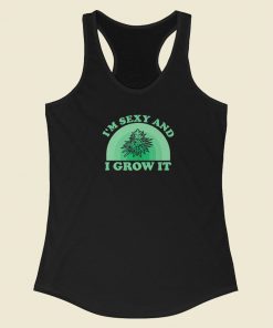 Marijuana Grower Funny Weed Racerback Tank Top