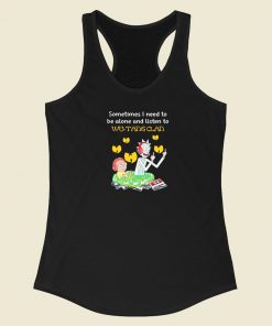 Rick and Morty Listen to Wutang Clan Racerback Tank Top