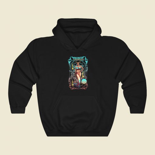 Taurus Black Mermaid Hoodie Style