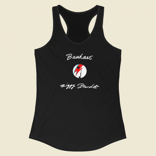 Bauhaus Ziggy Stardust Racerback Tank Top On Sale