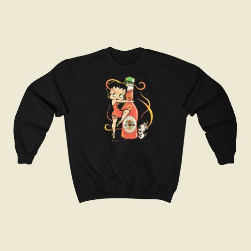 Betty Boop Hottie Sizzlin Sweatshirts Style On Sale