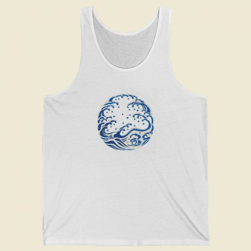 Blue Wave Classic Tank Top On Sale