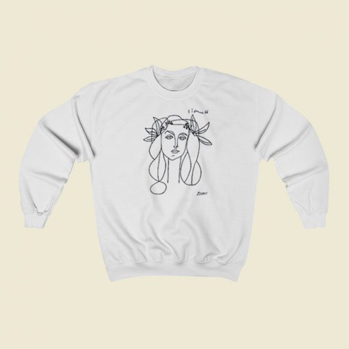 Francoise Gilot Sketch Sweatshirts Style On Sale