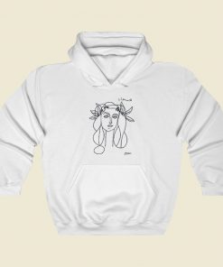 Francoise Gilot Sketch Hoodie Style On Sale